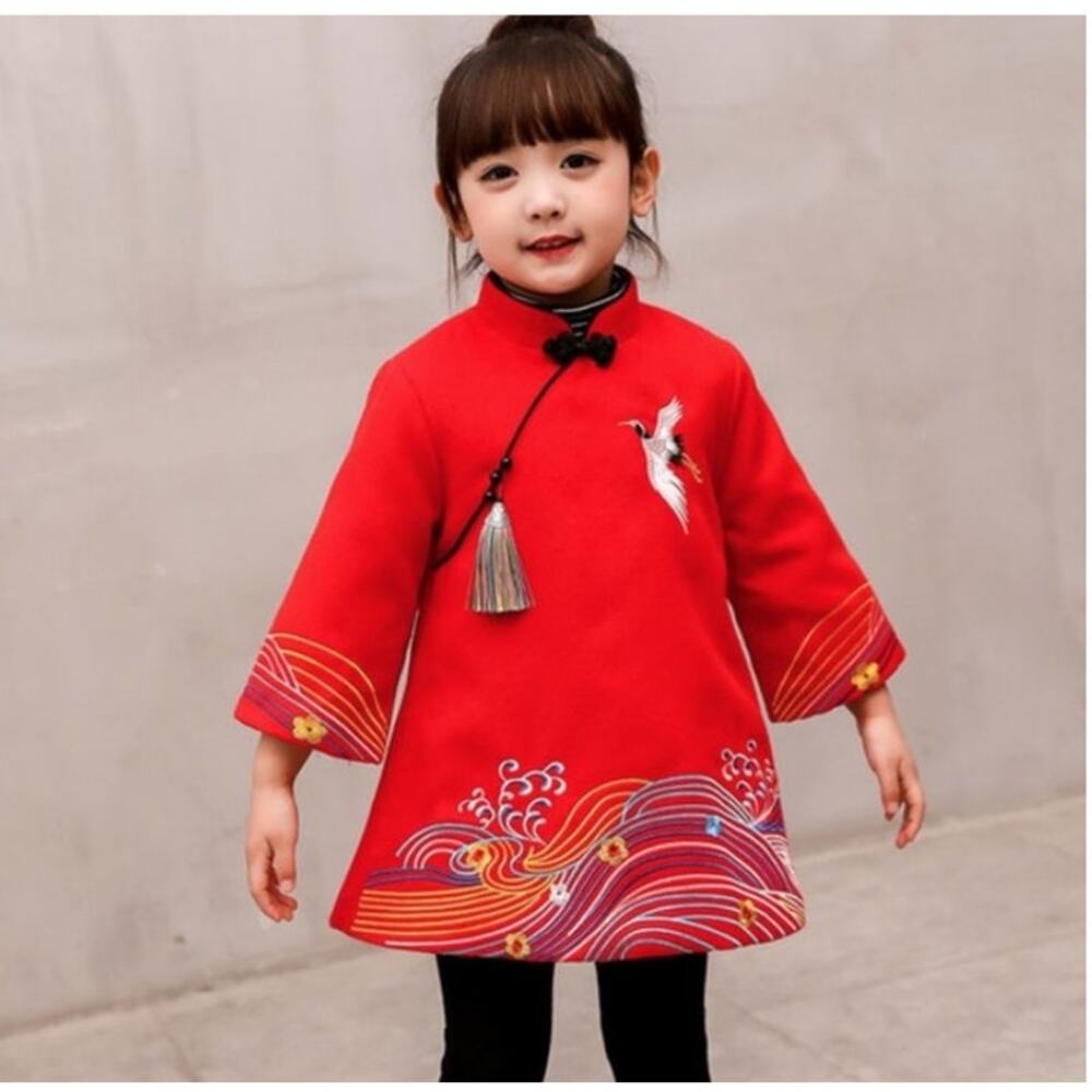 Toddler Girl Chinese Traditional Hanfu Dress Tang Suit Ancient Cosplay Costume